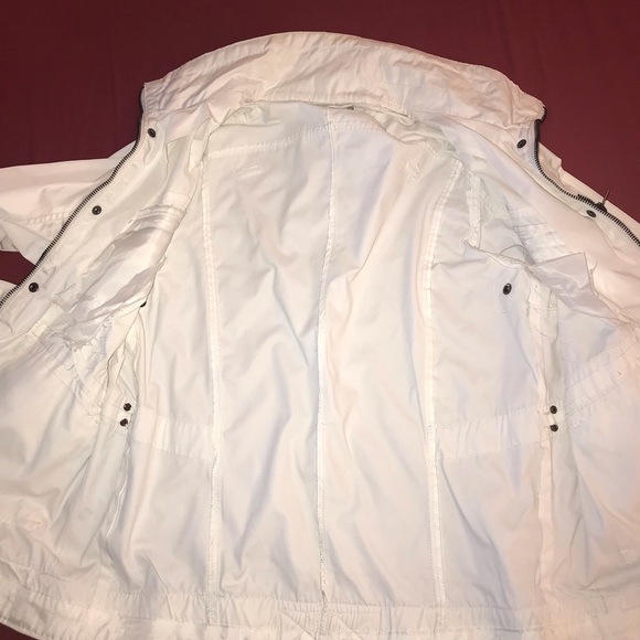 Decibel white windbreaker nylon jacket - Picture 5 of 5